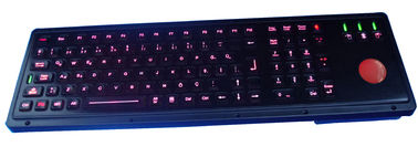 Turkse scrachproof verlichtte ruw gemaakt toetsenbord met numeriek toetsenbord, trackball