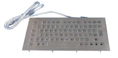 Professioneel Kioskroestvrij staal ruw gemaakt toetsenbord met F-N-sleutels, RoHS